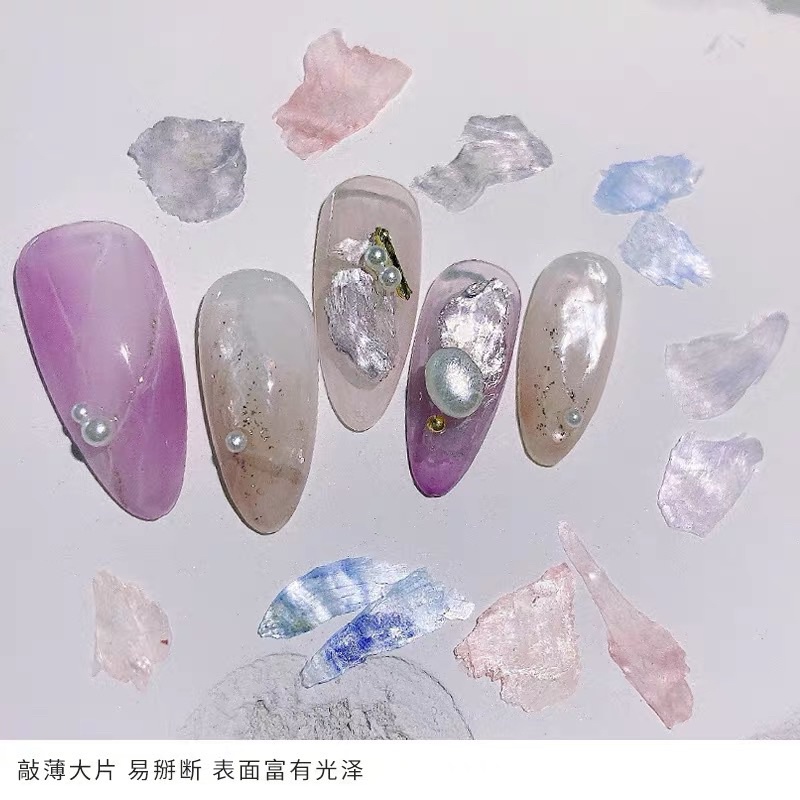 Set xà cừ ánh trai nhũ 6 màu