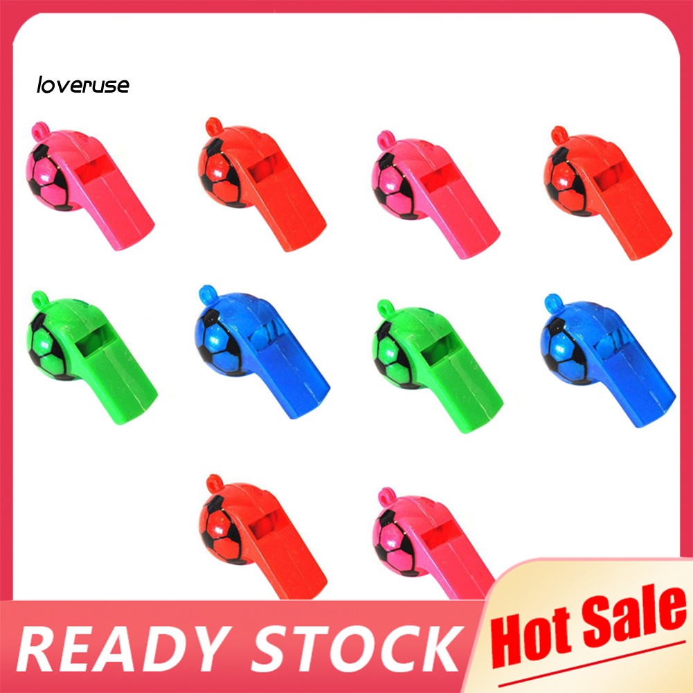 Set 10 Kèn Mini Hình Quả Bóng Đá Cho Bé