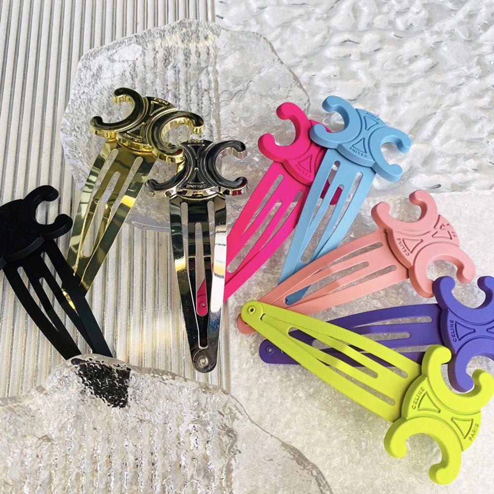 ✨✨Kẹp Tóc Mái Nhiều Màu Hình Chữ C Phong Cách Vintage Dành Cho Nữ