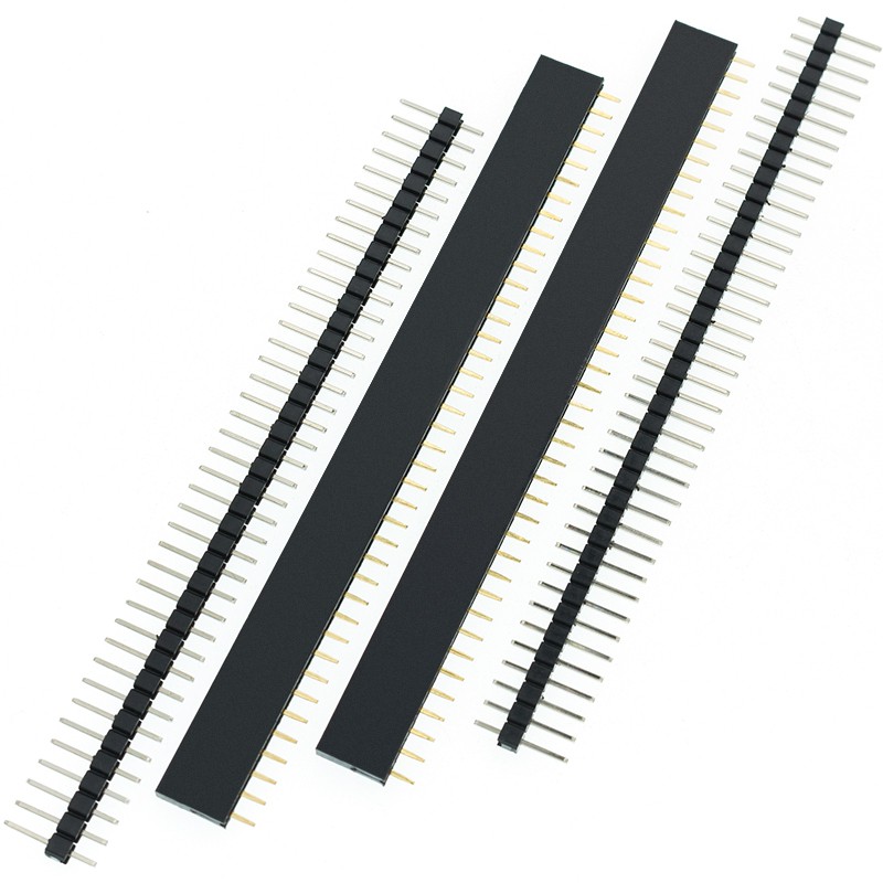 Set 10 Đầu Nối Đơn 1x40pin 2.54mm female + 1x40 male
