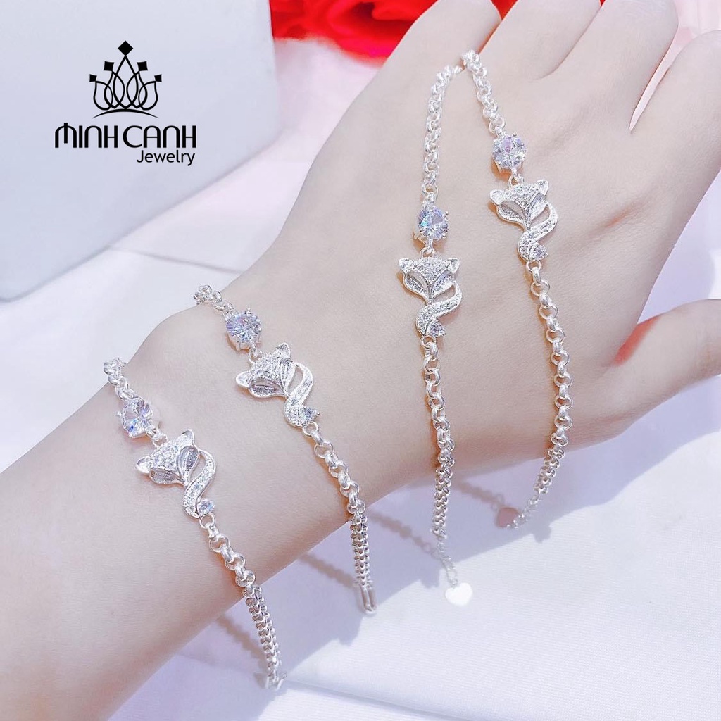 Lắc Tay Bạc Nữ Minh Canh Jewelry - Hồ Ly May Mắn