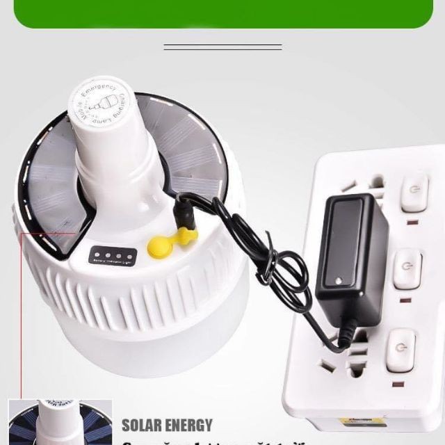BÓNG ĐÈN  LED TÍCH ĐIỆN SIÊU SÁNG CÓ NĂNG LƯỢNG MẶT TRỜI | BigBuy360 - bigbuy360.vn