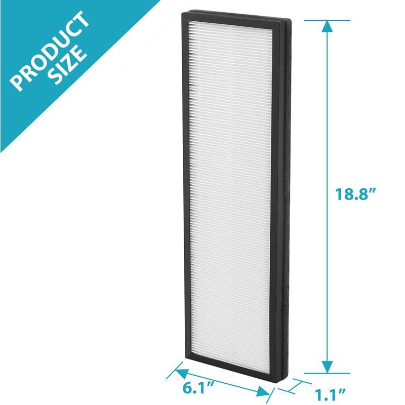 F1 True HEPA Replacement Filter for Eureka NEA120 Air Purifier 2 True HEPA Filters & 8 NEA-C1 Activated Carbon Filters