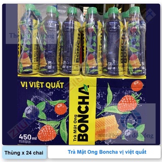 Trà mật ong Boncha vị việt quất loại 450ml