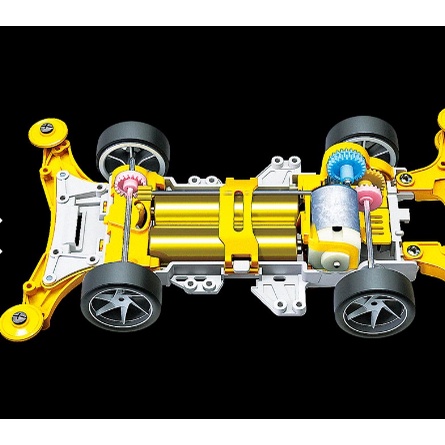 Mô hình xe đua lắp ráp chạy bằng pin Mini 4WD RAY SPEAR (VZ CHASSIS) [] 18099 TAMIYA