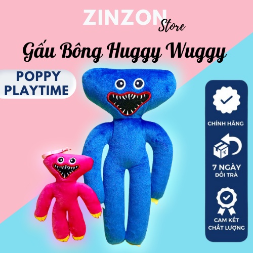 [Mã LIFEXANH03 giảm 10% đơn 500K] Gấu bông Huggy Wuggy trong Poppy Playtime size bự êm mịn cao cấp ZinZon