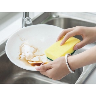 Combo 3 miếng cọ rửa chén, miếng rửa chén bát bọt biển