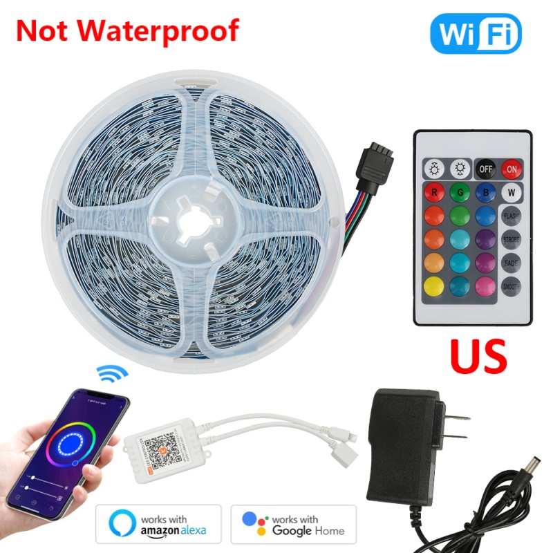 Điều khiển dây đèn LED 5050 RGB Tuya WiFi Bluetooth hồng ngoại RGB/RGBW với điều khiển 24K