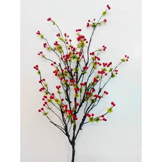 Cành chery cổ dài 1met - hoa giả