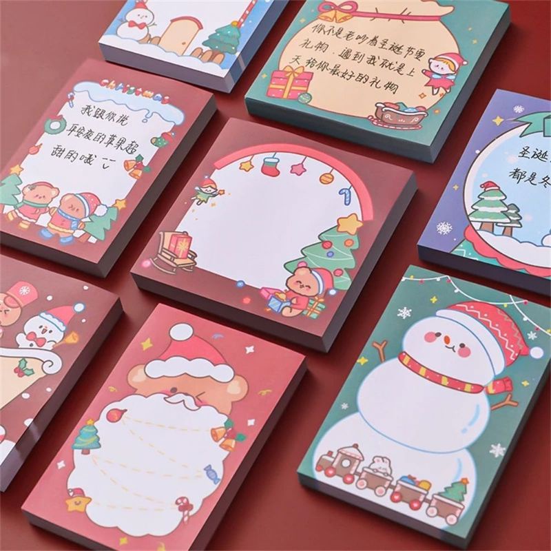 Giấy Note, Giấy Ghi Chú Hình Noel, Giáng Sinh 50 Tờ