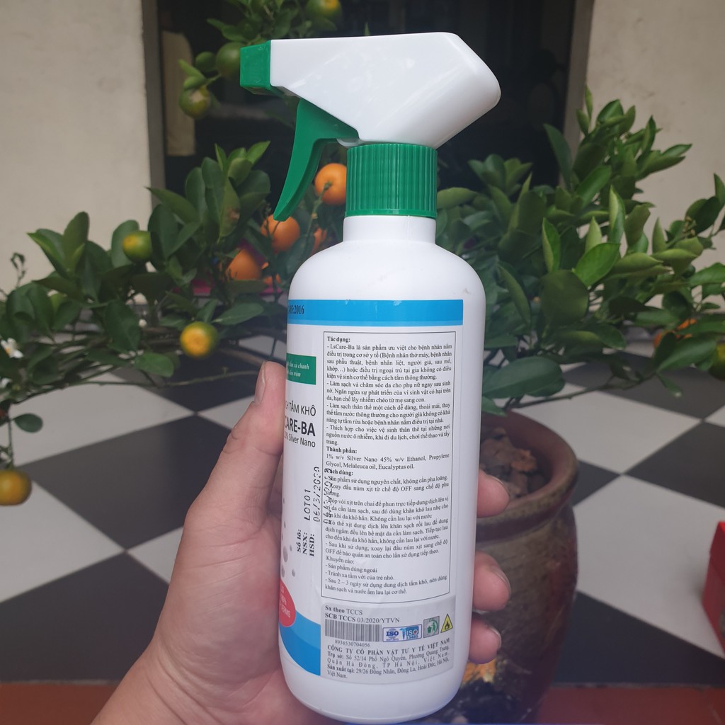 Dung Dịch Gội Khô / Tắm Khô Lscare – Ba Chai 500ml