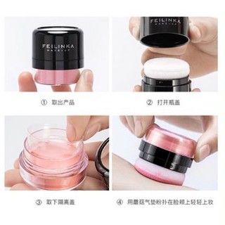 Phấn má hồng kèm cọ Feilinka