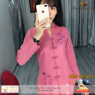 Đồ phật tử mặc đi chùa - Bà Lai Tim  - [Hình Thật 100%]