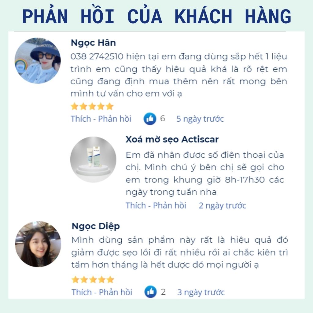 Bộ 3 Kem Xoá Mờ Sẹo Actiscar