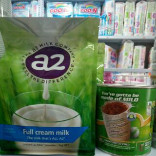 Combo sữa a2 và milo úc 1kg
