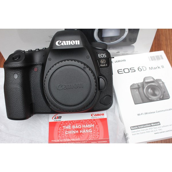 Máy ảnh Canon 6D mark II, mới 99.99%