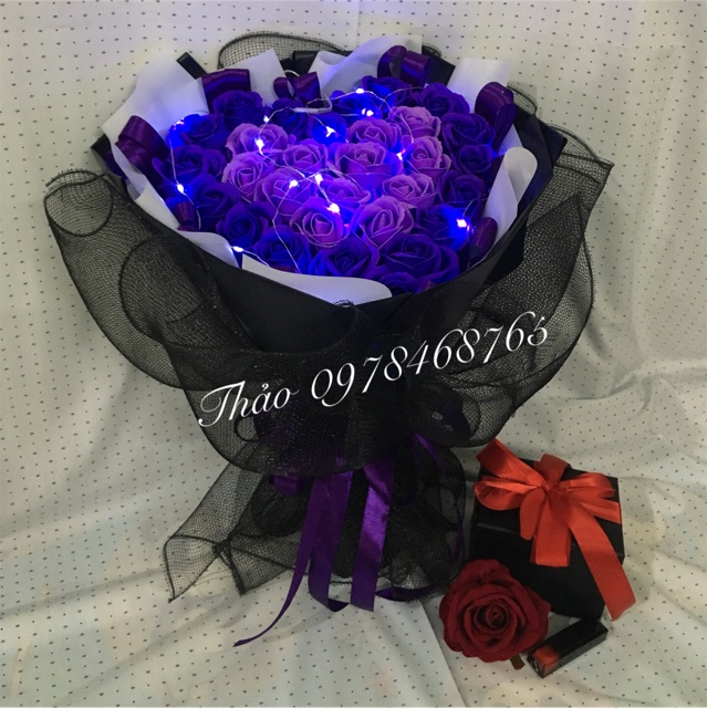 Bó Hồng Sáp Vĩnh Cửu 30 Bông