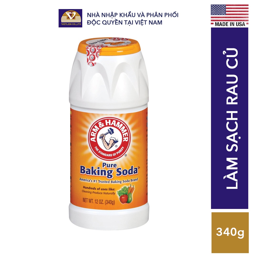 Muối Nổi Baking Soda Tinh Khiết ARM&amp;HAMMER 340g