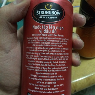 4 Lon StrongBow Cider RedBerry 330ml