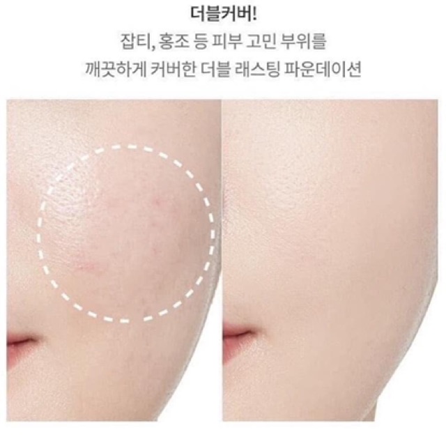 Kem nền Etude House Double lasting foundation SPF34 / PA ++ minisize 10ml