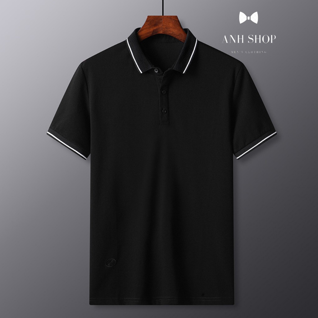 [HOTTREND 2020] Áo polo nam cao cấp cổ viền, áo thun nam ngắn tay bo viền năng động, Kiểu dáng ôm slimfit