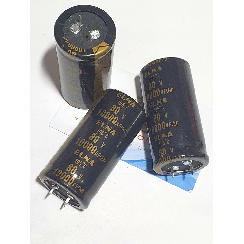 Tụ Audio Elna 10000uf 80v 30x60mm