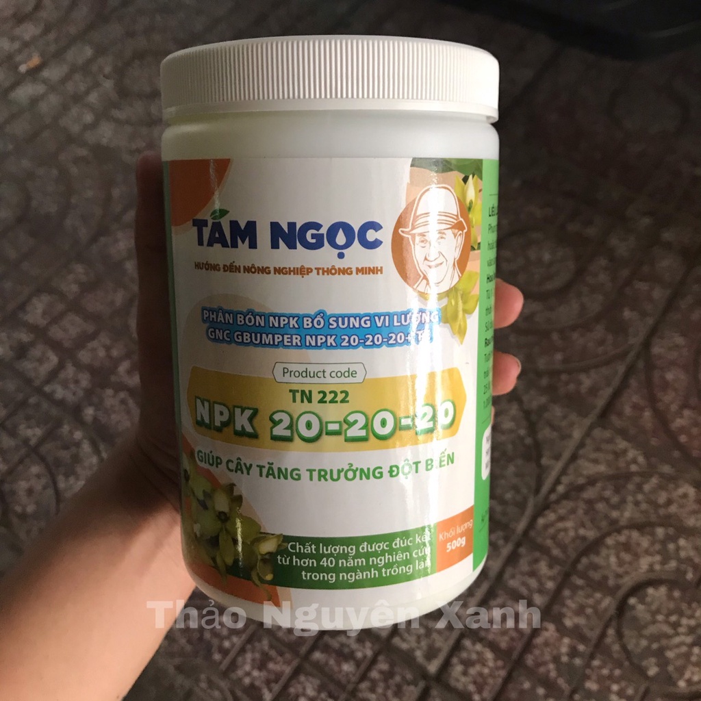 Phân NPK Tám Ngọc 20-20-20 giai đoạn sinh trưởng