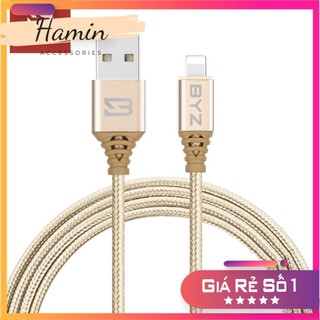 Cáp sạc nhanh byz bc-090 dây 3m đa dạng chân sạc iphone type-c micro usb