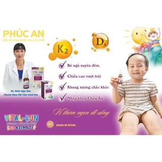 Vital Bun D3 K2 lọ 10ml
