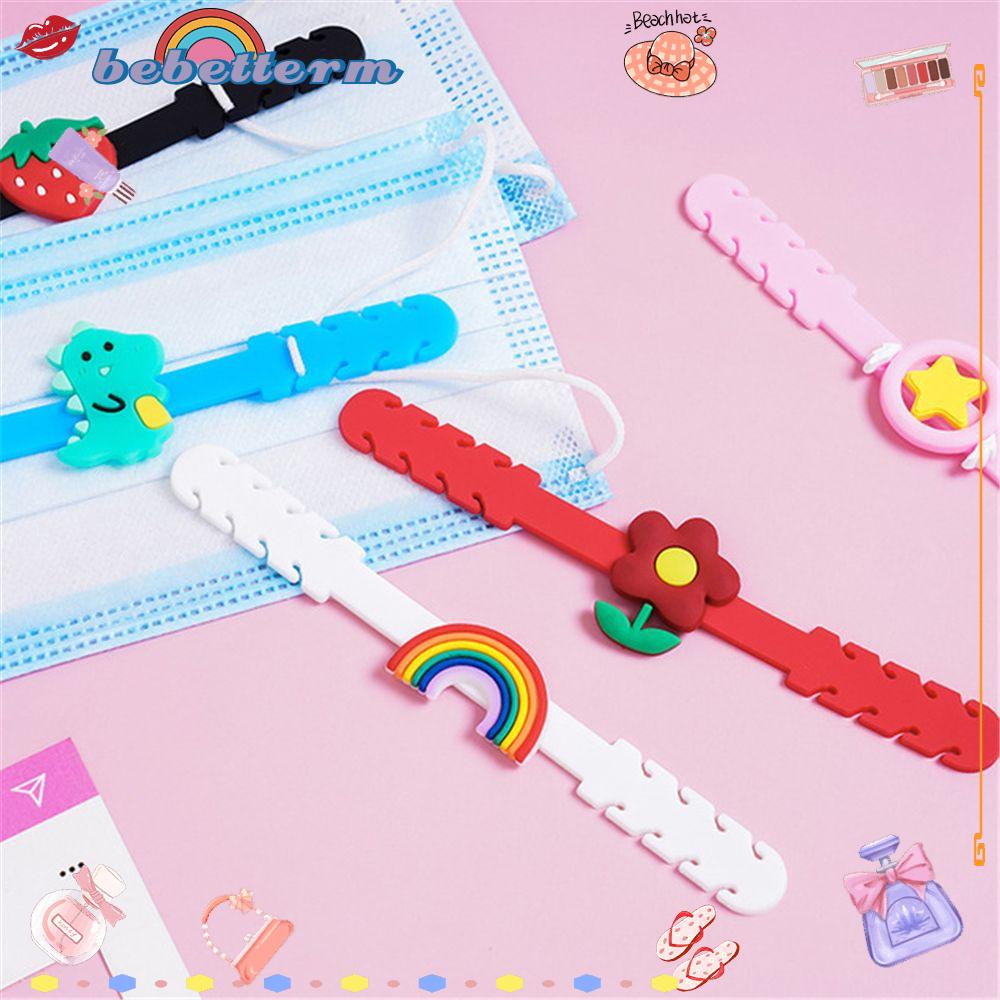 [Hàng mới về] Dây đeo khẩu trang bảo vệ tai giảm đau có thể điều chỉnh kiểu hoạt hình đáng yêu cho trẻ em người lớn