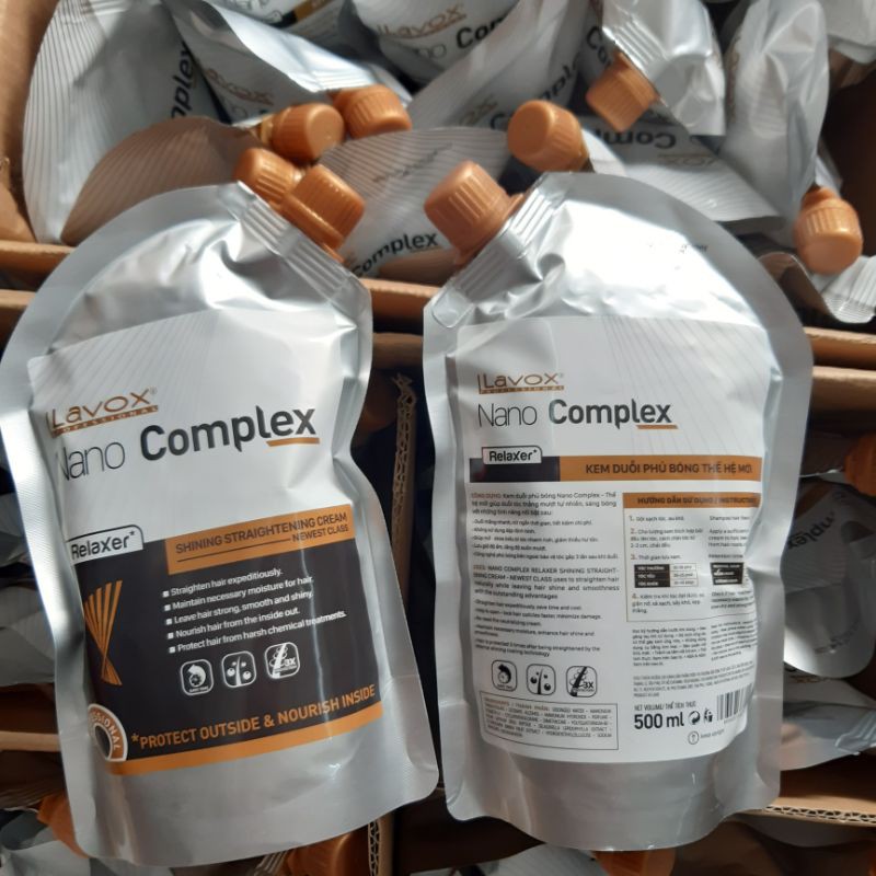 Thuốc duỗi tóc phủ bóng Nano Complex không cần dập