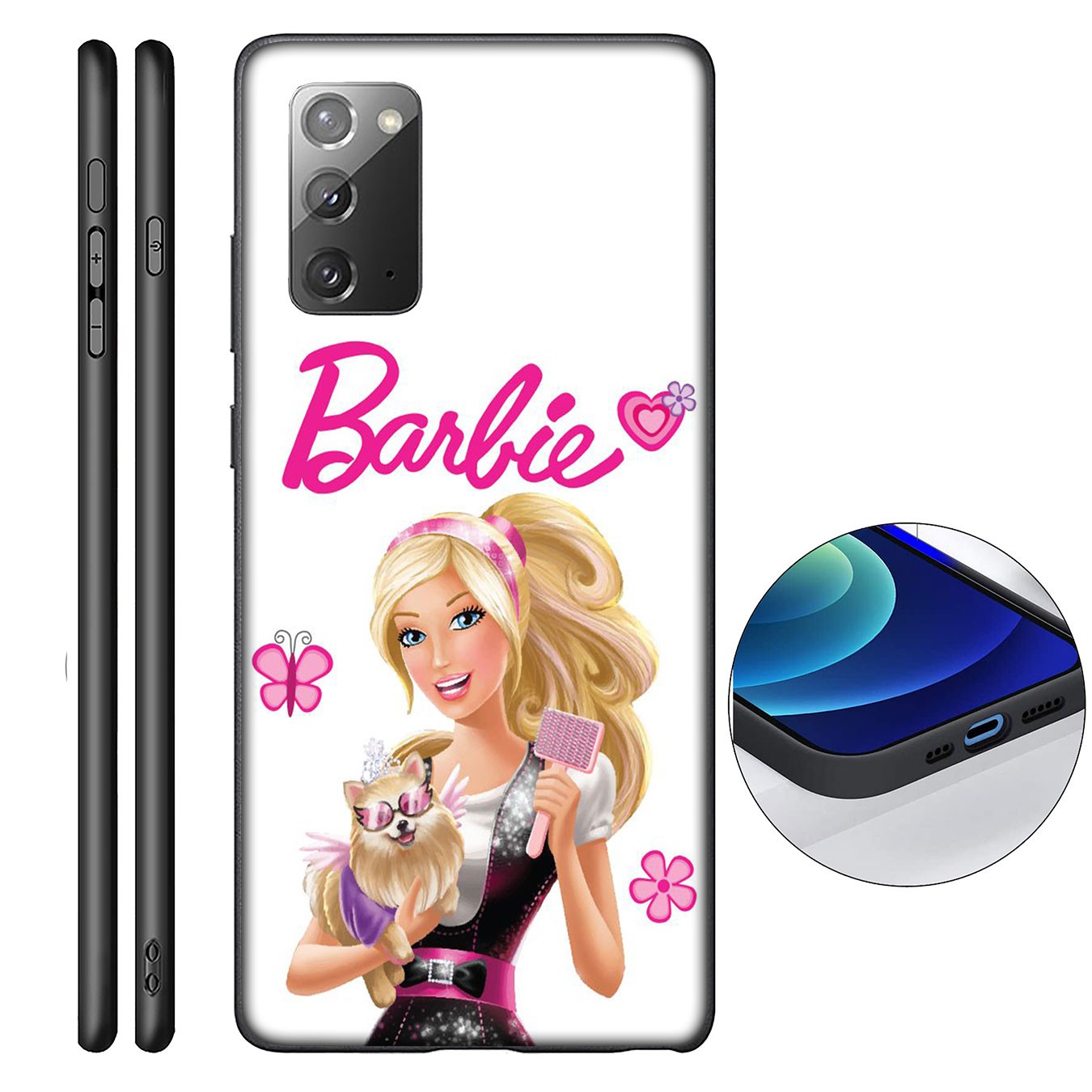 Ốp điện thoại silicon mềm hình Barbie hồng 1959 cho Huawei P30 Pro Lite Y6 Y7 Y9 Prime 2019 2018