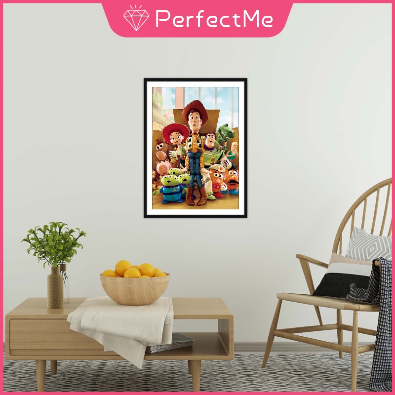 Bộ tranh đính đá 5D họa tiết hoạt hình Disney độc đáo kích thước 30X40CM DIY dùng trang trí nhà cửa