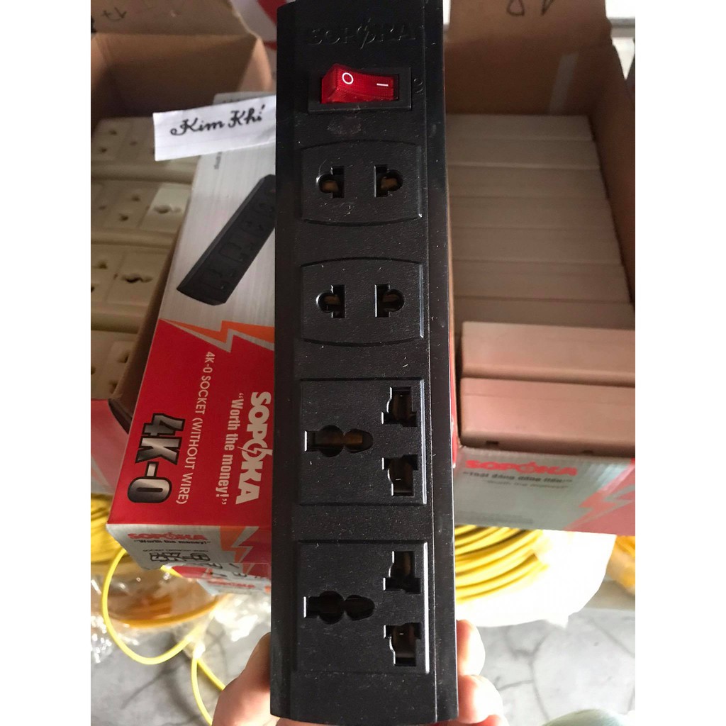 Ổ 4 không đây đen 4K-0 Sopoka