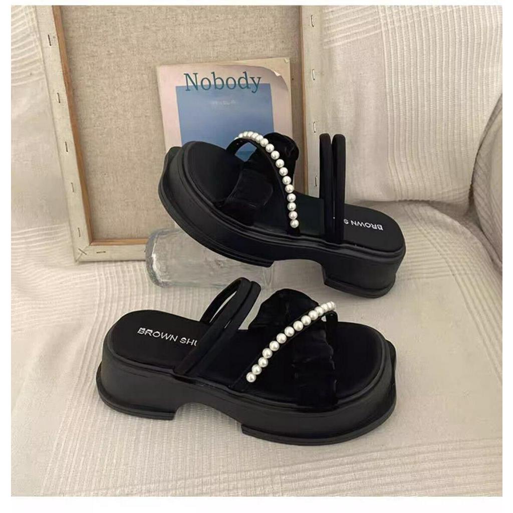 ISAHINI dép nữ giày sandal dép bánh mì dép nữ dép đi trong nhà đế mềm chống trượt 20Z230501002