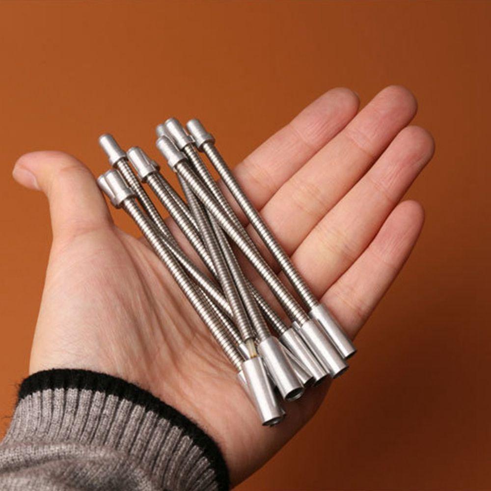 [LET] 1/2/3/4pcs Useful V Brake Elbow Fittings Replacement Bicycle Parts Cable Pipe Stainless Steel Durable Mountain Bike Adjustable Brake Cable Pipe