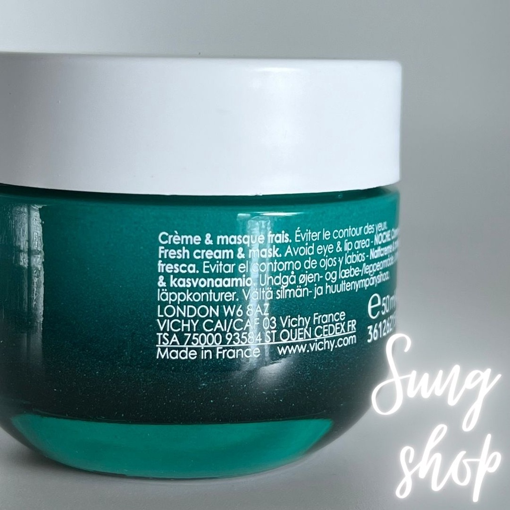 [Pháp] Kem Dưỡng Ban Đêm Vichy Slow Age cho da trắng sáng tươi tắng làm dịu da giảm thâm đỏ hiệu quả