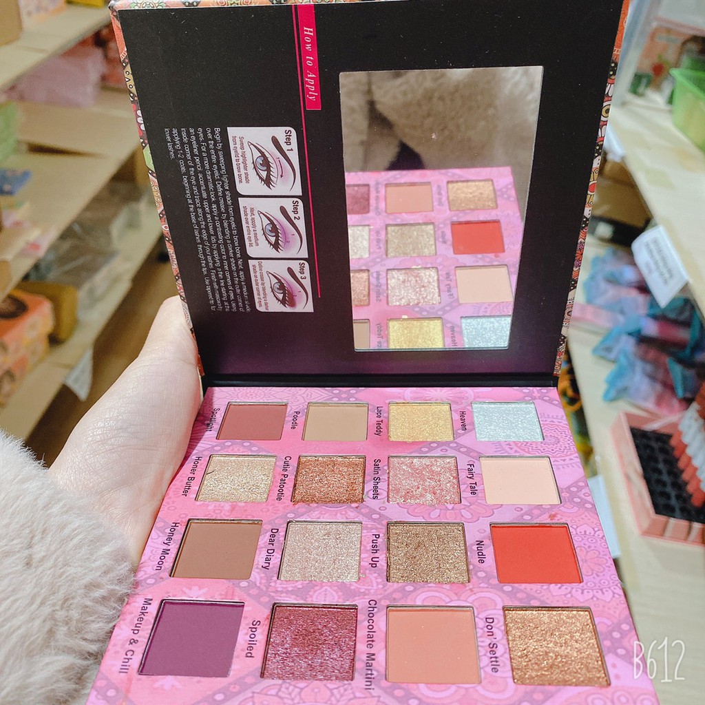 Phấn mắt mix nhũ 16 ô Treeceng F227 | BigBuy360 - bigbuy360.vn