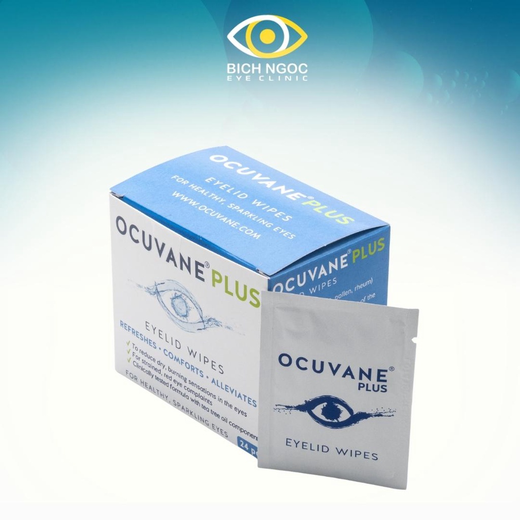 Hết Viêm Bờ Mi Không Cần Phải Nghĩ đã có Gạc lau mi  OCUVANE® PLUS