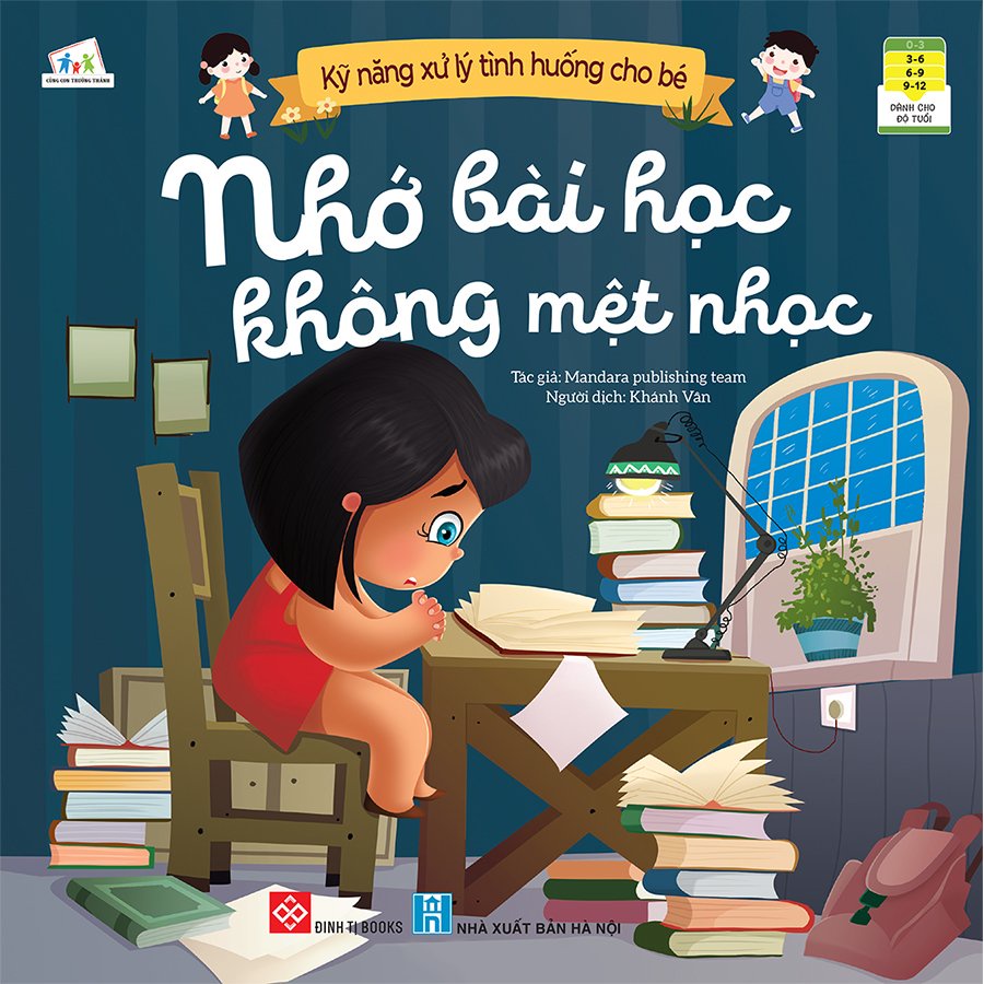 Sách Kỹ Năng Xử Lý Tình Huống Cho Bé 3 - 12 tuổi  - Đinh Tị - LinhKha