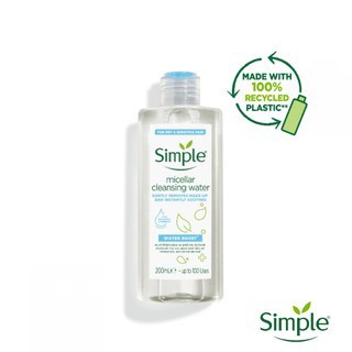 Nước Tẩy Trang Cấp Ẩm Simple Water Boost Micellar Water 200ml