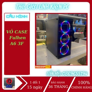 Vỏ case máy tính fuhlen a6 3fan case pc