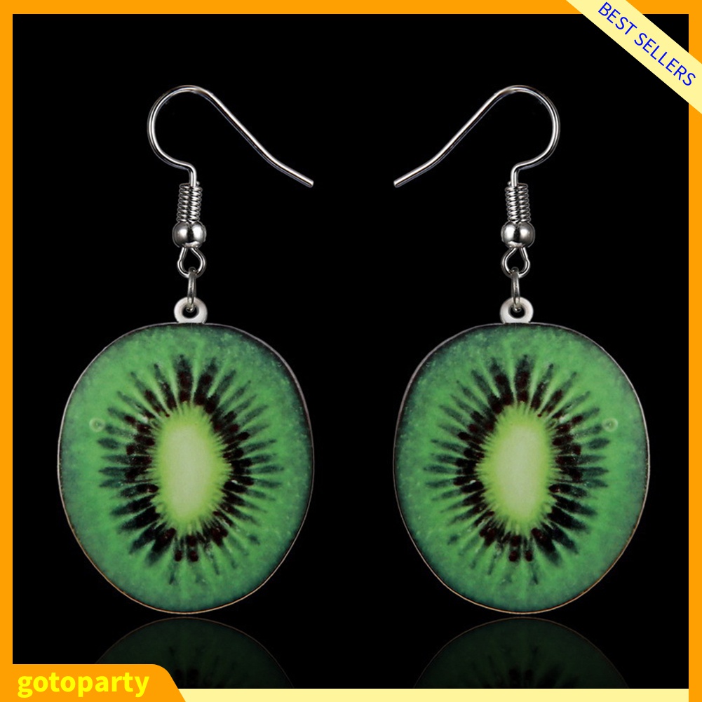 Bông tai nữ phối mặt hình trái cây đáng yêu thời trang