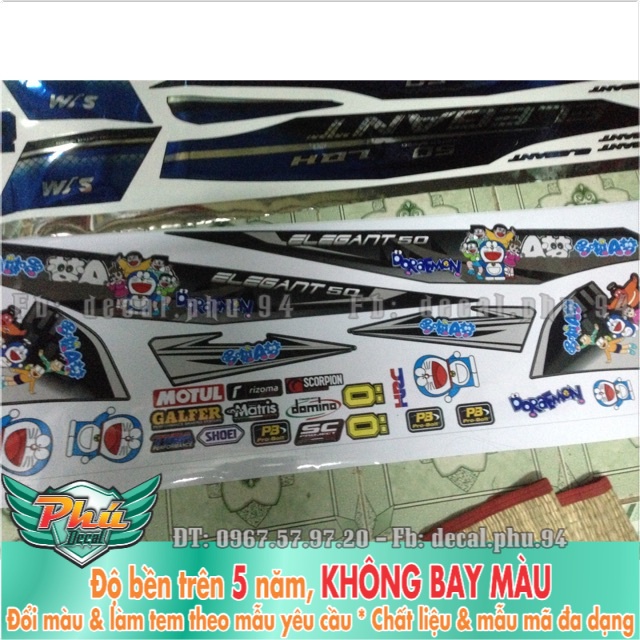 Tem rời elegant doremon 2016 -1