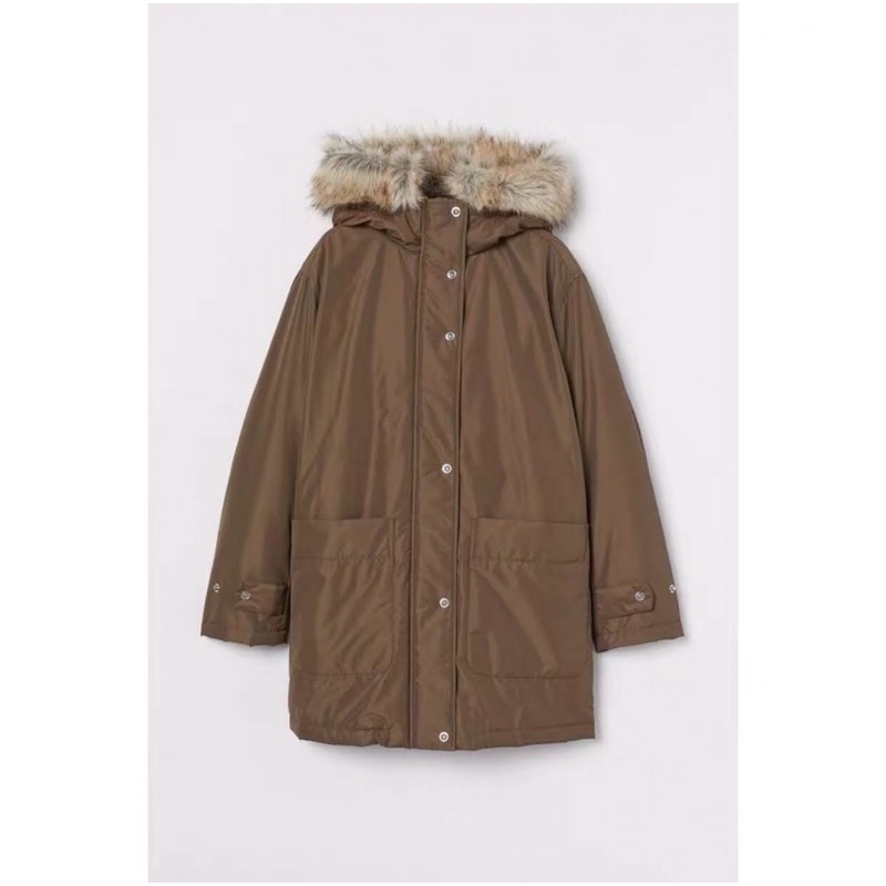 Áo khoác parka nữ H&M hàng chính hãng - MINIBLUE
