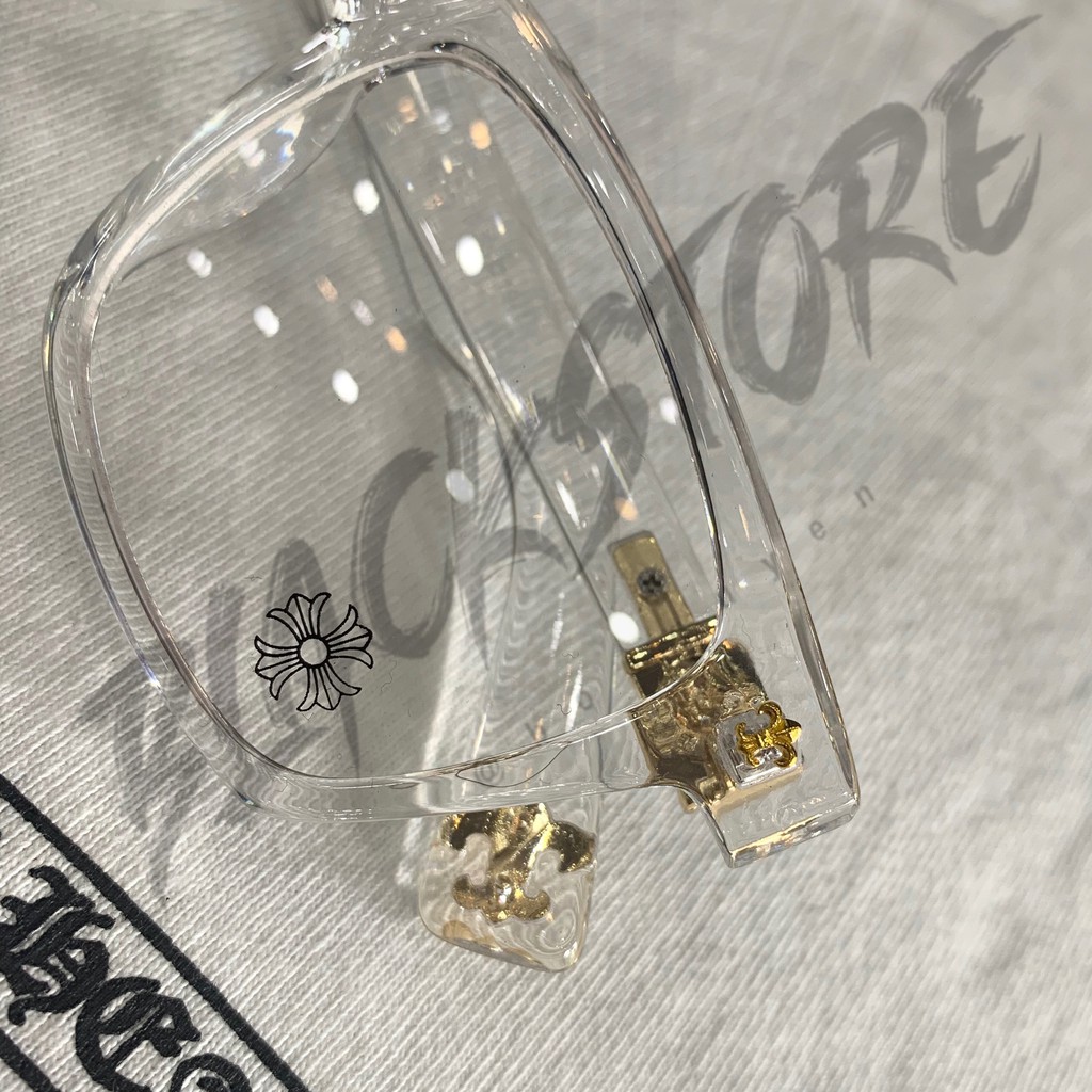 Kính CHROME HEART thời trang cao cấp season 4- Gọng đen