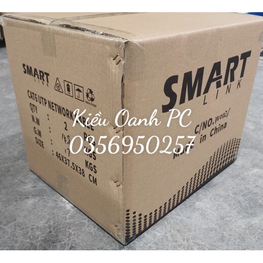 Cuộn Dây mạng CAT6 SMART LINK | ENSOHO | LB-LINK | GIPCO - Hàng Chính Hãng (Cuộn 305m Trắng)