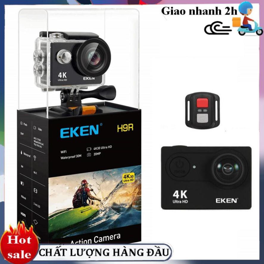 Camera hành trình Eken Ultra HD Wifi quay video 4K tặng đầy đủ bộ phụ kiện sports lắp đặt trên cả ô tô xe máy