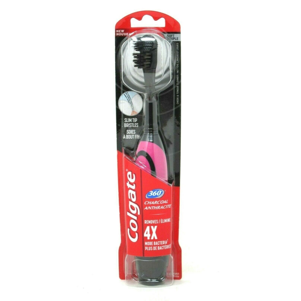 Bàn chải pin Colgate xoay 360 độ 4X, 5X hàng Mỹ