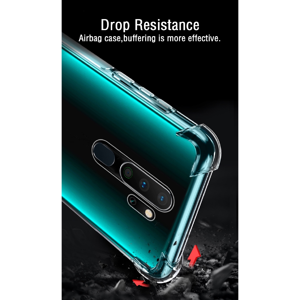 Ốp điện thoại trong suốt chống sốc dành cho OPPO F11 F9 Pro F7 F5 Youth